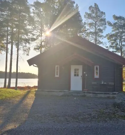 Lakeside Log Cabin Fraemby Udde Falun Exterior foto