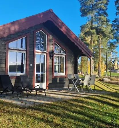 Lakeside Log Cabin Fraemby Udde Falun Exterior foto