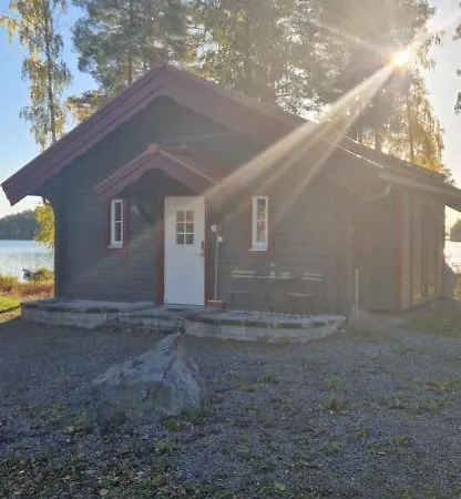 Lakeside Log Cabin Fraemby Udde Falun Exterior foto